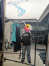 MMOPTOP嘻哈高街潮流男士牛仔褲子秋冬季漸變寬松直筒褲8025藏青M 曬單實(shí)拍圖