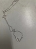 柯芙尼 S925銀項(xiàng)鏈女W字母鎖骨鏈小眾設(shè)計(jì)感 圣誕節(jié)禮物送女生女友老婆 W字母項(xiàng)鏈-情人節(jié)禮物 曬單實(shí)拍圖