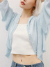 Pure:Moment:24夏季新品商場(chǎng)同款顯瘦修身內(nèi)搭背心4994133031Q 白色 M 曬單實(shí)拍圖