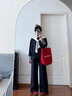 革曼孕婦裝秋季套裝2025新款韓版寬松大碼孕婦上衣褲子休閑兩件套秋冬 上衣+褲子 XL 曬單實(shí)拍圖
