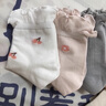 歐育月子襪夏季薄款產(chǎn)后孕婦襪子女士寬松口不勒腳長筒襪子坐月子用品 M609 經(jīng)典木耳碎花 (五雙裝) 曬單實(shí)拍圖
