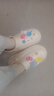 鉑吶苓洞洞鞋女夏季厚底增高eva可愛外穿踩屎感沙灘涼鞋包頭半涼拖鞋 白粉色洞洞鞋【星星小熊】 6cm 38-39 偏小一碼 曬單實拍圖