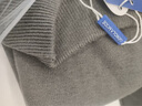 GENIOLAMODE[敖瑞鵬代言]毛衣男冬季半高領(lǐng)內穿打底男生針織羊毛衫 深灰 XL 曬單實(shí)拍圖