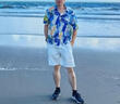 邦帛世泳衣男泳褲花襯衫沙灘套裝男夏季薄款沙灘褲海邊沙灘服旅行穿搭 椰林襯衫套裝【XXL】 曬單實(shí)拍圖