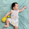 湯尼倍兒夏季嬰兒背心連體衣竹纖維男女寶寶無(wú)袖哈衣爬服薄款夏裝 白色 80cm 曬單實(shí)拍圖