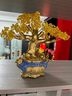 柏序森黃水晶發(fā)財樹招財擺件搖錢樹聚寶盆辦公室店鋪酒柜裝飾品開業(yè)禮品 11寸招財聚寶小號（金蟾藍色款） 曬單實拍圖