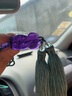 慈靈閣 紫水晶貔貅汽車(chē)掛件水晶車(chē)內用品擺件掛飾雙雄吸財吊墜 曬單實(shí)拍圖