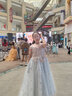 小咔衣濃女童晚禮服生日公主裙高端花童婚禮蓬蓬紗兒童小主持人鋼琴演出服 高貴藍長(cháng)款 160 曬單實(shí)拍圖