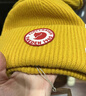 FJALLRAVEN【宋亞軒同款】北極狐秋冬運動戶外羊毛舒適親膚針織帽時尚毛線帽 161芥末黃 均碼 曬單實拍圖