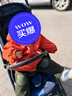 papa爬爬冬季兒童棉服加厚外套新年男女寶寶連帽加絨保暖洋氣潮 紅色 90 cm 曬單實(shí)拍圖