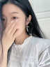 Lnieer超閃蝴蝶結(jié)耳環(huán)小眾設(shè)計(jì)感高級(jí)耳墜女耳釘2025新款氣質(zhì)秋冬耳飾品 蝴蝶結(jié)耳環(huán) 曬單實(shí)拍圖