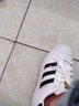 阿迪達斯 （adidas）官方艦店三葉草女鞋夏季新款經(jīng)典運動鞋時尚低幫耐磨休閑鞋板鞋 白色貝殼頭黑標 38.5 曬單實拍圖