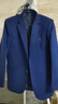 羅蒙高端休閑西服男士秋冬季保暖商務(wù)加厚英倫風(fēng)西裝外套爸爸裝寬松 2017藍色 常規 XL 180 135-150斤 曬單實(shí)拍圖