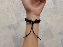灵久久中国结绳线编织线红绳DIY手工材料挂绳戒指编织丝线手链绳项链线 黑色 5号（2.5mm） 实拍图