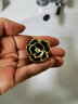 Royal sasa皇家莎莎發(fā)飾盤頭玫瑰花朵發(fā)抓夾小號劉海夾發(fā)夾發(fā)卡子女士頂夾 黑色 曬單實(shí)拍圖