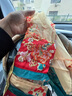 安妮優(yōu)兒女童敦煌飛天中秋節(jié)漢服2025新款女孩唐裝襦裙國風連衣裙 藍色120 曬單實拍圖