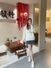 Teenie Weenie小熊女裝衛衣冬季學(xué)院時(shí)尚連帽簡(jiǎn)約基礎休閑抽繩上衣 燕麥色 M (165) 曬單實(shí)拍圖