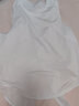 COZOK瑜伽服運動(dòng)上衣寬松背心健身服女夏天薄款網(wǎng)紗外搭罩衫無(wú)袖速干衣 白色 L 曬單實(shí)拍圖