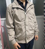 諾帝卡（NAUTICA）【商場(chǎng)同款】男裝春夏新款防輕濺水挺闊藏帽薄外套夾克男JO4101 卡其0CR S 曬單實(shí)拍圖