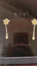 周大生黃金耳飾桃花流蘇耳環(huán)國(guó)風(fēng)時(shí)尚送女友老婆媽媽情人節(jié)禮多退少補(bǔ) 約3.5g 曬單實(shí)拍圖