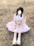 唐努烏（Tang Nu wu）洛麗塔裙子夢境少女op學(xué)生Lolita優(yōu)雅連衣裙小公主裙子正生日禮物 玻璃樂園+飛機(jī)盒 S 【65-90斤】 曬單實拍圖