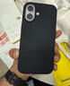 XYI適用蘋(píng)果17手機殼iphone17保護套全包超薄液態(tài)硅膠防摔簡(jiǎn)約男女款 石墨黑 曬單實(shí)拍圖