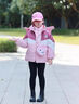 迪士尼女童沖鋒外套三合一可拆卸防風(fēng)羽絨服內膽大童秋冬24新款兒童外套 粉色兩件套 120 曬單實(shí)拍圖