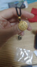 中國黃金（CHINA GOLD）八寶羅盤(pán)黃金項鏈女士足金吊墜男女款生日禮物送女友老婆 足金八寶羅盤(pán)項鏈約4.8g【甄選禮盒】 曬單實(shí)拍圖