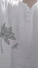 皮爾卡丹（pierre cardin）亞麻t恤男夏季薄款中國風男裝棉麻短袖體恤衣服夏裝男士半袖上衣 白色 XL 曬單實拍圖