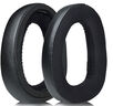 墨頓 適用音珀EPOS森海塞爾GSP600 GSP670耳罩GSP601 602耳機(jī)套GSP500 550頭戴式游戲耳機(jī)海綿套配件 【冰感皮拼接蛋白皮】黑色耳套一對(duì)【自帶卡扣】 曬單實(shí)拍圖