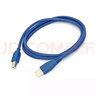 艾德生（ADSON）USB打印線(xiàn) USB2.0方口高速連接線(xiàn) A公對B公 支持惠普佳能愛(ài)普生熱敏打印機連接數據線(xiàn) 黑藍隨機 雙屏蔽 5米 曬單實(shí)拍圖
