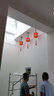 沙爾克 古典中式吊燈全銅燈籠中國風(fēng)餐廳過道燈春節(jié)元旦裝飾品燈籠 直徑25cm*高32cm 曬單實(shí)拍圖