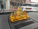 紫杉堡（Chateau d'If）汽車擺件彌勒佛車載香水車內(nèi)飾品擺件中控臺內(nèi)飾保平安男士 金蟾佛 曬單實(shí)拍圖