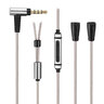 Earmax 適用于森海塞爾ie80 ie80s ie8 ie8i蘋果 Lightning 耳機(jī)線 IE80彎插鍍銀線（贈(zèng)包+膠套） 曬單實(shí)拍圖