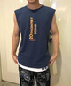 LAWKUL背心男士夏季透氣寬肩休閑青年韓版潮流修身坎肩t無(wú)袖背心打底衫 黃色 XL 曬單實(shí)拍圖
