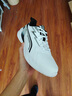 361°男鞋運動(dòng)鞋男跑步鞋春季新款皮面耐磨舒適防潑水戶(hù)外鞋子男 361度白/曜石黑 42 曬單實(shí)拍圖