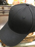 BuyYii 帽子男大號棒球帽大頭圍大碼鴨舌帽加大加深胖臉適合臉大男士頭大 YSM-82黑色 加大碼(59-65cm) 曬單實(shí)拍圖