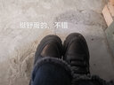 OTMX女靴子厚底短靴女圓頭百搭馬丁靴女2024秋冬季新款軟底短筒機(jī)車靴 米色（加絨內(nèi)里） 36 當(dāng)日發(fā)貨 曬單實(shí)拍圖
