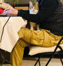 MATCH麻吉工裝褲男純棉寬松直筒潮牌大碼工裝褲戶外多口袋休閑男褲冬季 卡其 XL 曬單實(shí)拍圖