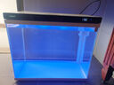森森（SUNSUN）超白魚(yú)缸小型桌面家用水族箱免安裝金魚(yú)缸一體缸自循環(huán) 升級48cm長(cháng)白色【可定色燈光】 曬單實(shí)拍圖