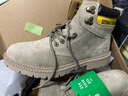 森馬（senma）踢不爛大黃靴男靴子加絨保暖秋冬沙漠靴馬丁靴男英倫風(fēng)工裝靴男 月光灰(四季款) 46 曬單實(shí)拍圖