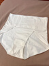 美·雅·挺高開(kāi)叉純棉襠女士?jì)妊潫o(wú)痕高腰收腹大碼胖mm不勒腿三角打底短褲頭 膚色+淺粉+淺灰 3條 2XL 建議145-160斤 曬單實(shí)拍圖