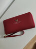 書(shū)果兒(SHU GUO ER)女士長(cháng)款錢(qián)包女韓版皮夾時(shí)尚小鹿錢(qián)夾多功能 Y1003 棗紅#C222 曬單實(shí)拍圖