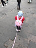 诺狐（NOHOO）儿童书包男女孩 幼儿园双肩背包卡通动物防走失绳小包粉兔子中号 实拍图
