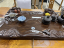 兿凡臻品 實(shí)木茶盤(pán)套裝單盤(pán)家用大號全自動(dòng)一體茶托盤(pán)科技木茶臺功夫茶具 浮雕雙龍茶盤(pán)+全自動(dòng)電器 曬單實(shí)拍圖