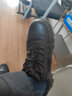 3515強人男鞋戶(hù)外執勤真皮透氣耐磨訓練靴運動(dòng)休閑登山鞋工裝鞋 黑色 43 曬單實(shí)拍圖
