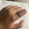 潘多拉（PANDORA）ME系列率性年輪戒指紋理可疊戴情侶對(duì)戒七夕情人節(jié)禮物送女友 黑色紋理 58mm 曬單實(shí)拍圖