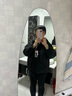 啄木鳥(niǎo)羽絨棉服女款2025冬季棉襖大i碼加厚棉服加厚洋氣外套 黑色 3XL 150-170斤 曬單實(shí)拍圖