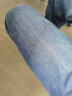 吉普JEEP冰丝牛仔裤男直筒夏季薄款宽松男裤商务休闲弹力长裤 2180薄款 蓝色 32码（腰围2尺4.5） 实拍图