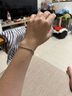 潘多拉（PANDORA）閃光光環(huán)網(wǎng)球手鏈 基礎(chǔ)素鏈 925銀 禮物送女友 18CM 曬單實(shí)拍圖